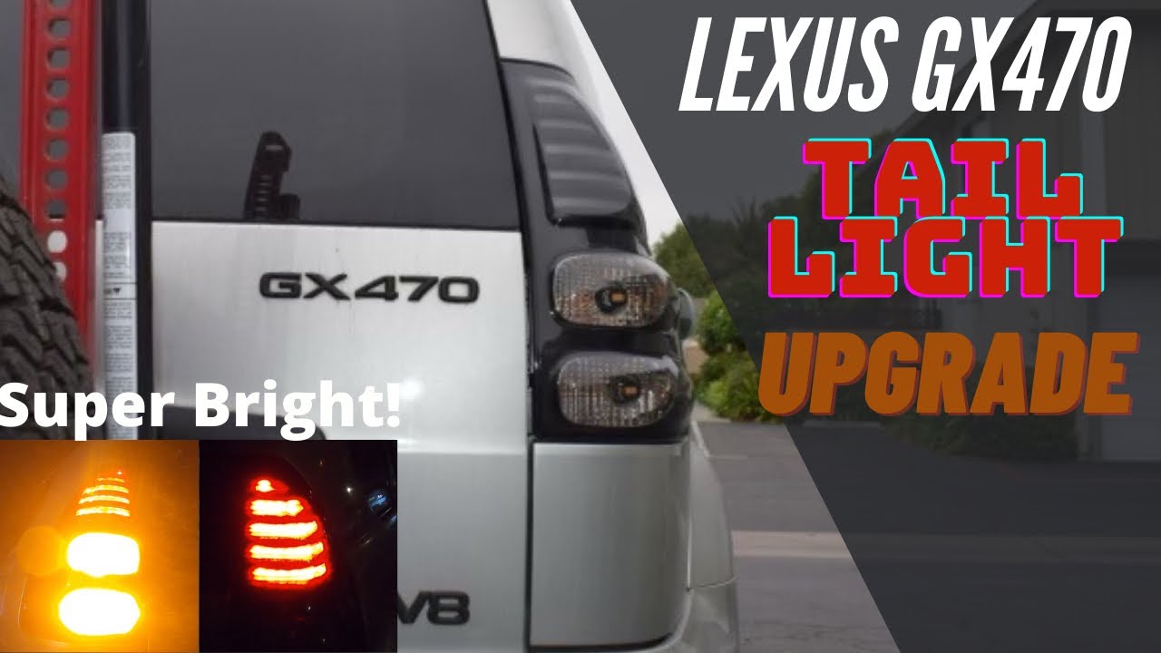 Обновление задних фонарей Lexus GX470 (без тонировки)