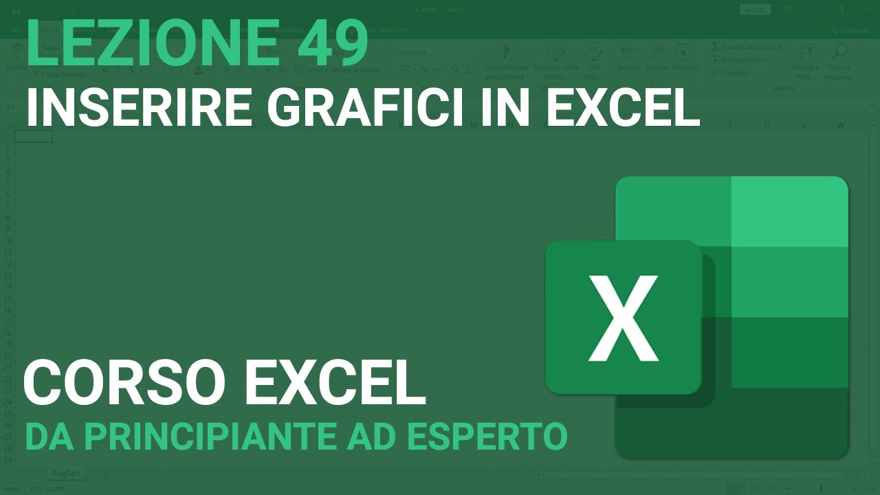 Lavorare con Grafici - EXCEL TUTORIAL ITALIANO 49