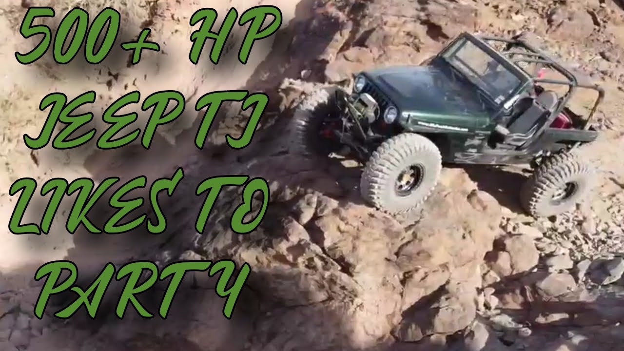 [WR-13] LS Swapped Jeep TJ rock crawler on 1Tons.