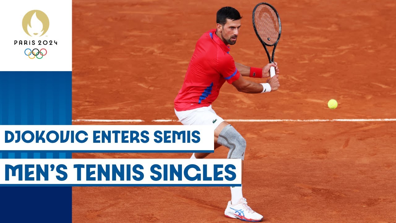 Djokovic reaches semi-finals of men's singles with win over Tsitsipas 🎾 | Paris 2024 Highlights