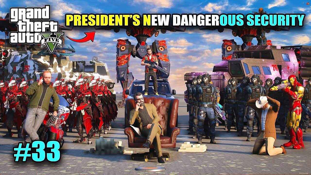 PRESIDENT'S BIGGEST SECURITY ATTACK ON DUGGAN - GTA 5 GAMEPLAY