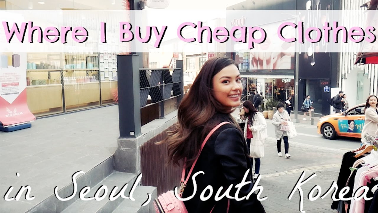 Where I Buy Cheap, Trendy Clothes in Korea | Shopping Tour of Ewha University in Seoul, Korea Vlog