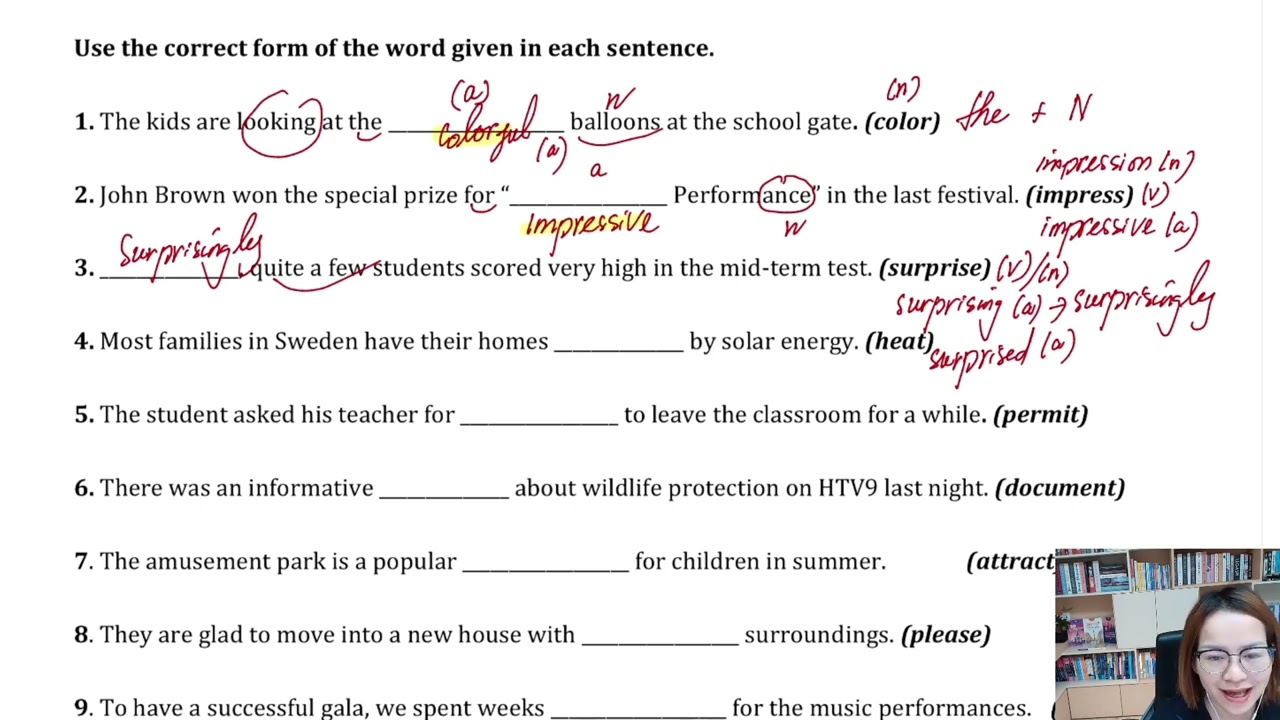 CHIẾN THUẬT XỬ LÍ DẠNG BÀI VỀ TỪ LOẠI(TỰ LUẬN)