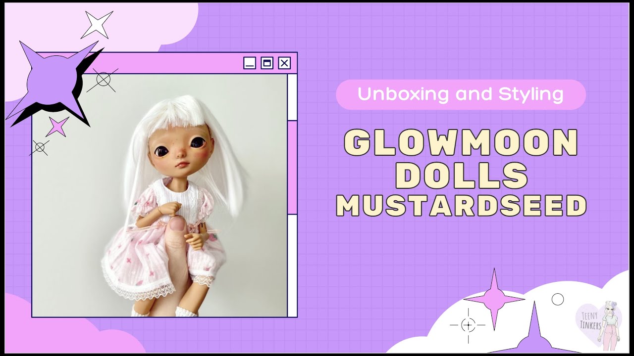 Unboxing and styling Glowmoon Dolls Mustardseed Tan YOSD BJD