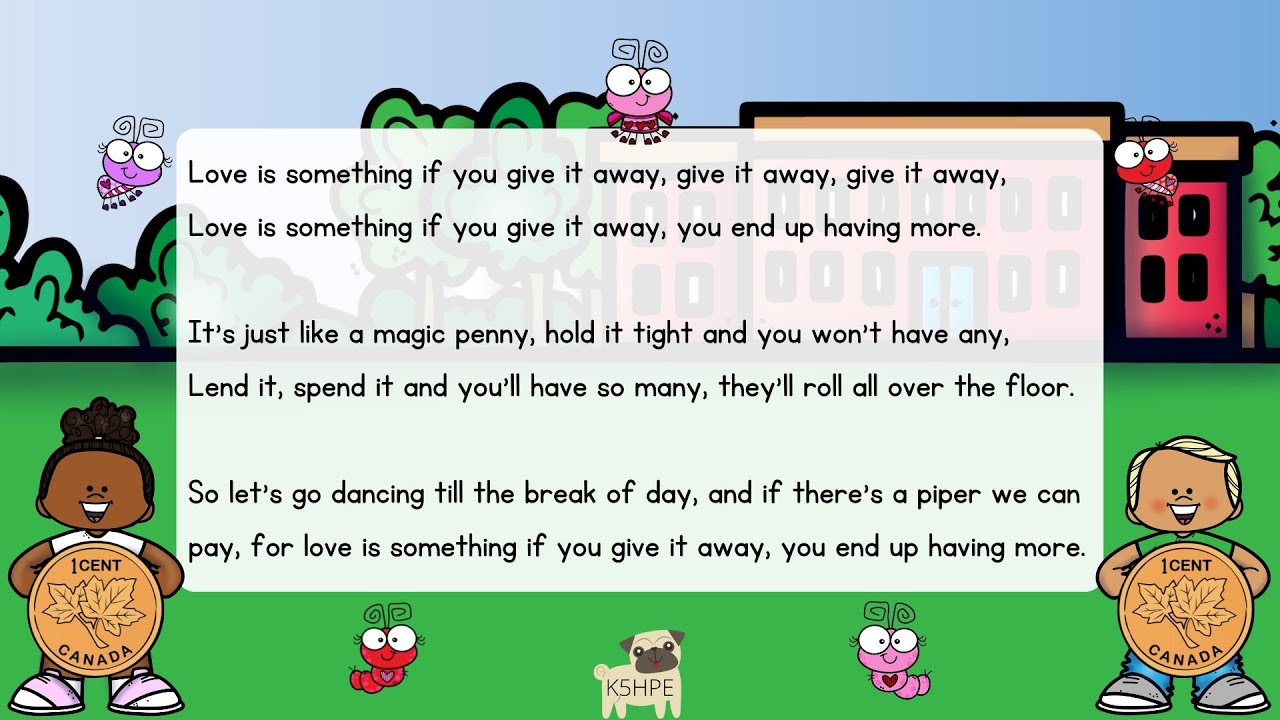 Music: Magic Penny, Vocal Music Education, Children Singing Choir Songs, Chorus and Verses, KIDS FUN