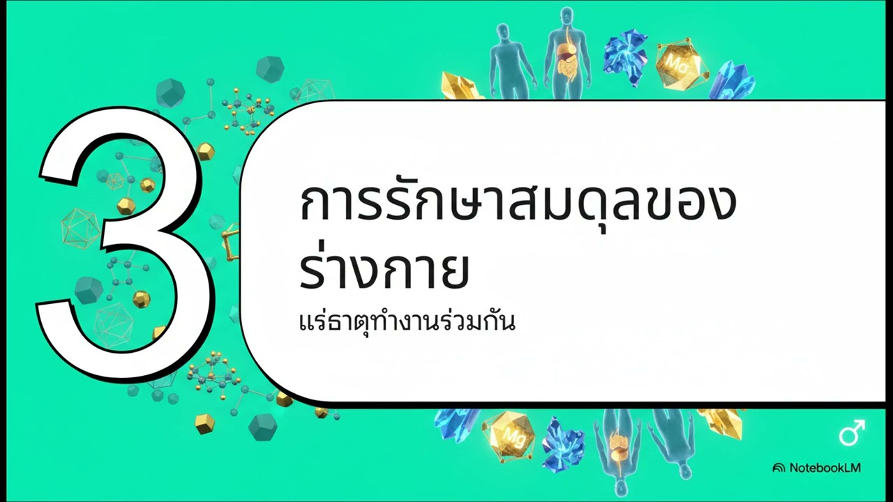 ภัยเงียบ! แร่ธาตุขาดแค่ตัวเดียว สุขภาพพังทั้งระบบ (Domino Effect ของร่างกายที่คุณอาจไม่รู้ตัว) 