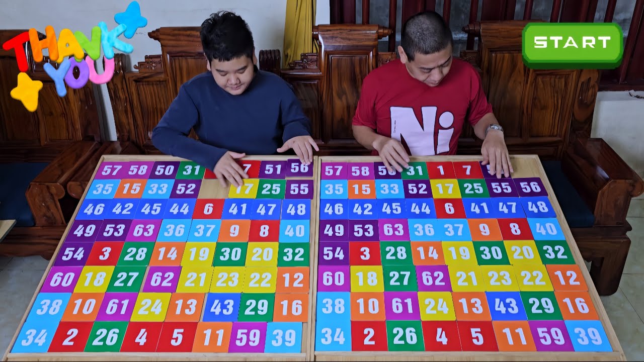 🧠🧠🧠 Numpuz 8x8 Number and Color Puzzle Game, IQ Training Game 🔥 Level 19