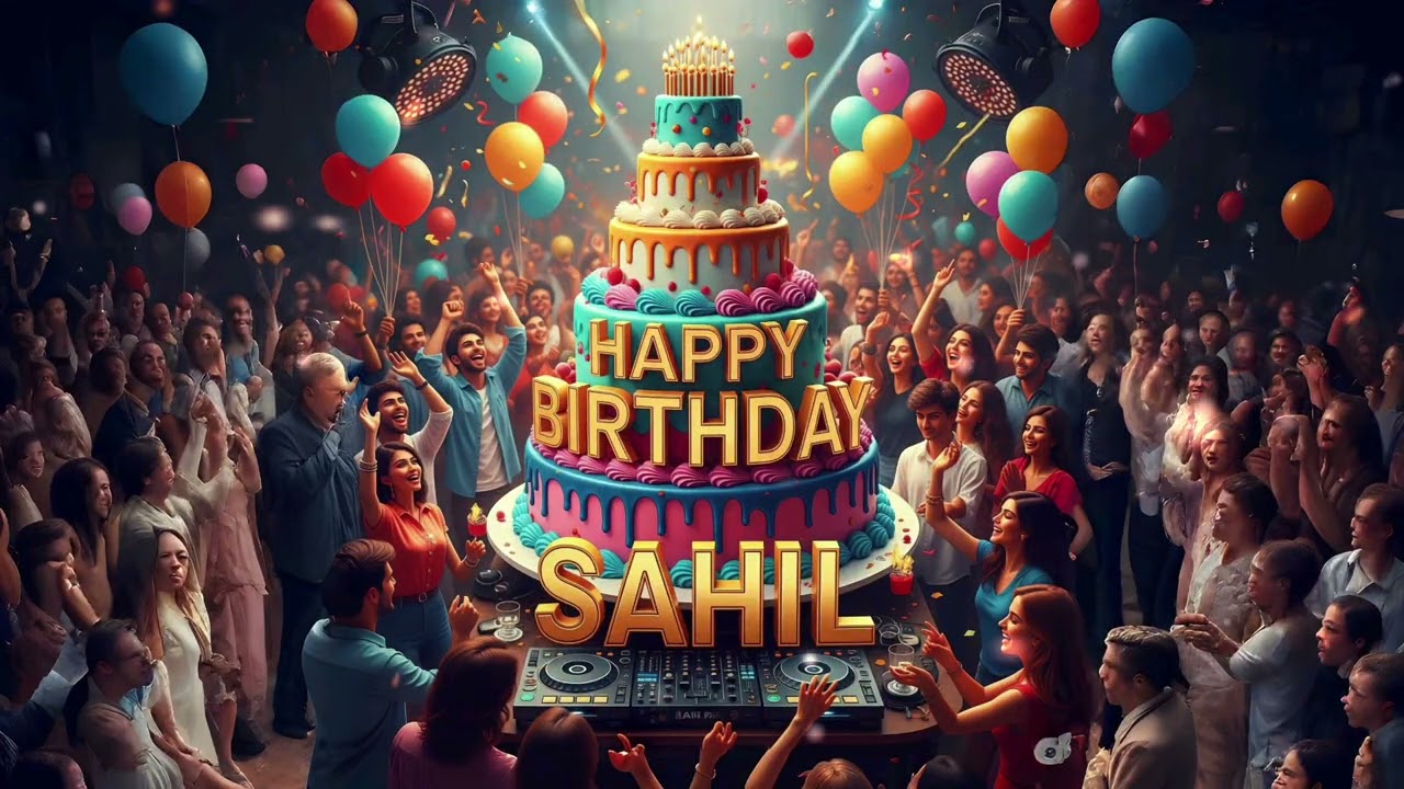 Happy Birthday Sahil | New Birthday Song | Special Birthday Song | Celebration Birthday Song