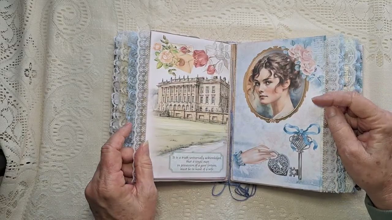 Jane Austen Junk Journal Flip-Through | Handmade Vintage Journal with Ephemera & Writing Pages