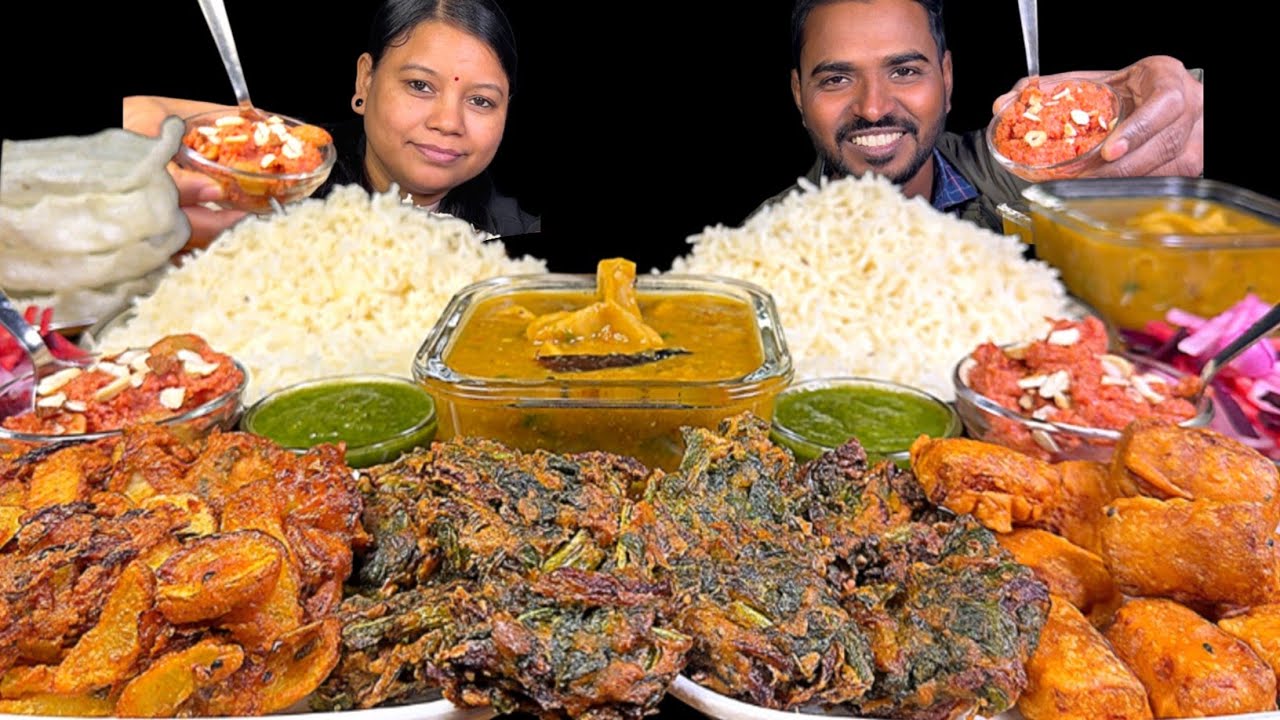 Dal ki Dulhan, Aloo Pakoda, Palak Pakoda, Paneer Pakoda, Gajar ka Halwa & Rice Eating Show