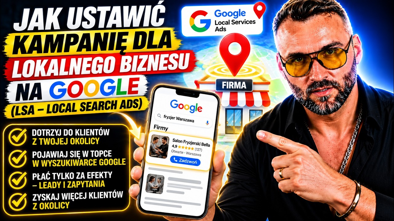 Jak ustawić kampanię dla lokalnego biznesu na google (LSA -local search ads)
