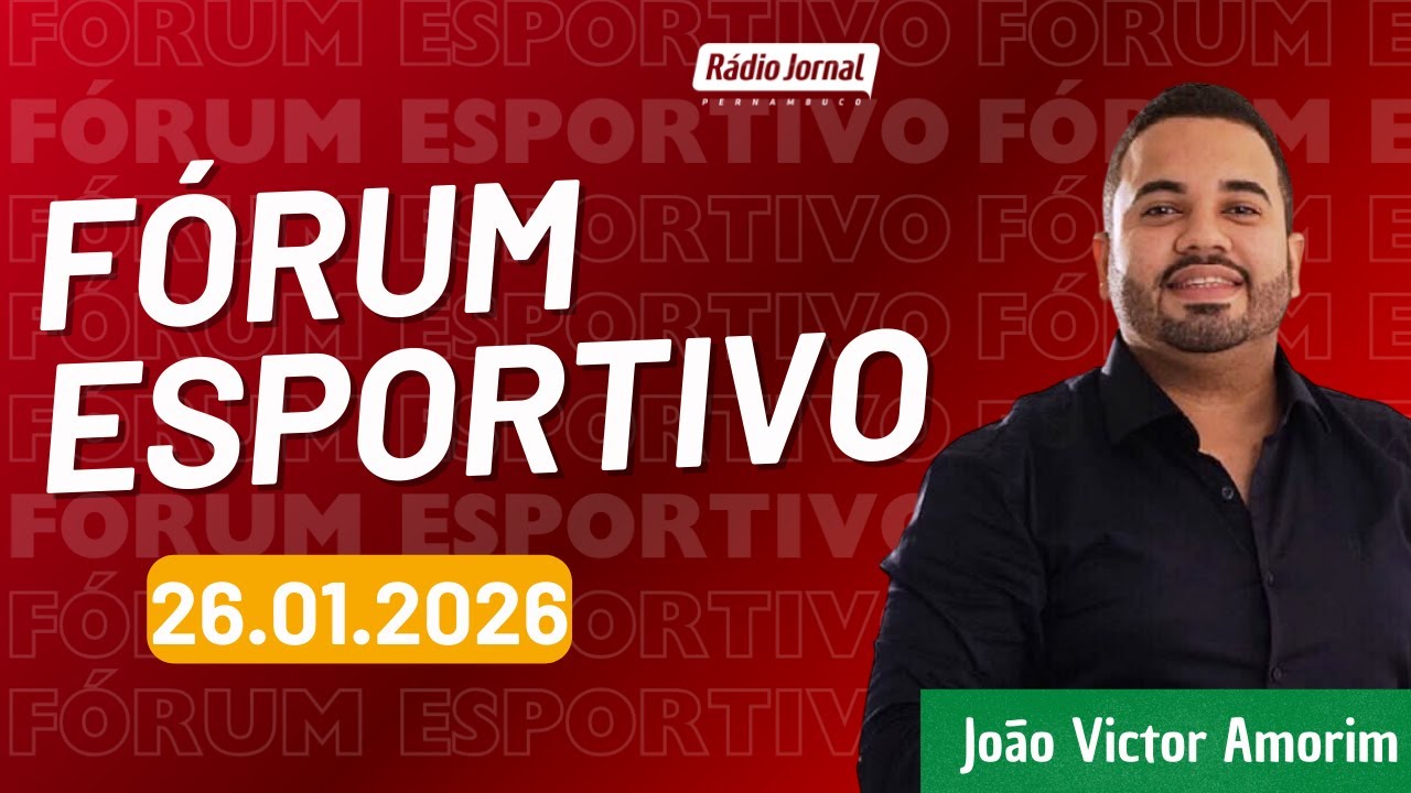 Fórum Esportivo com João Victor Amorim na Rádio Jornal | 26.01.2026