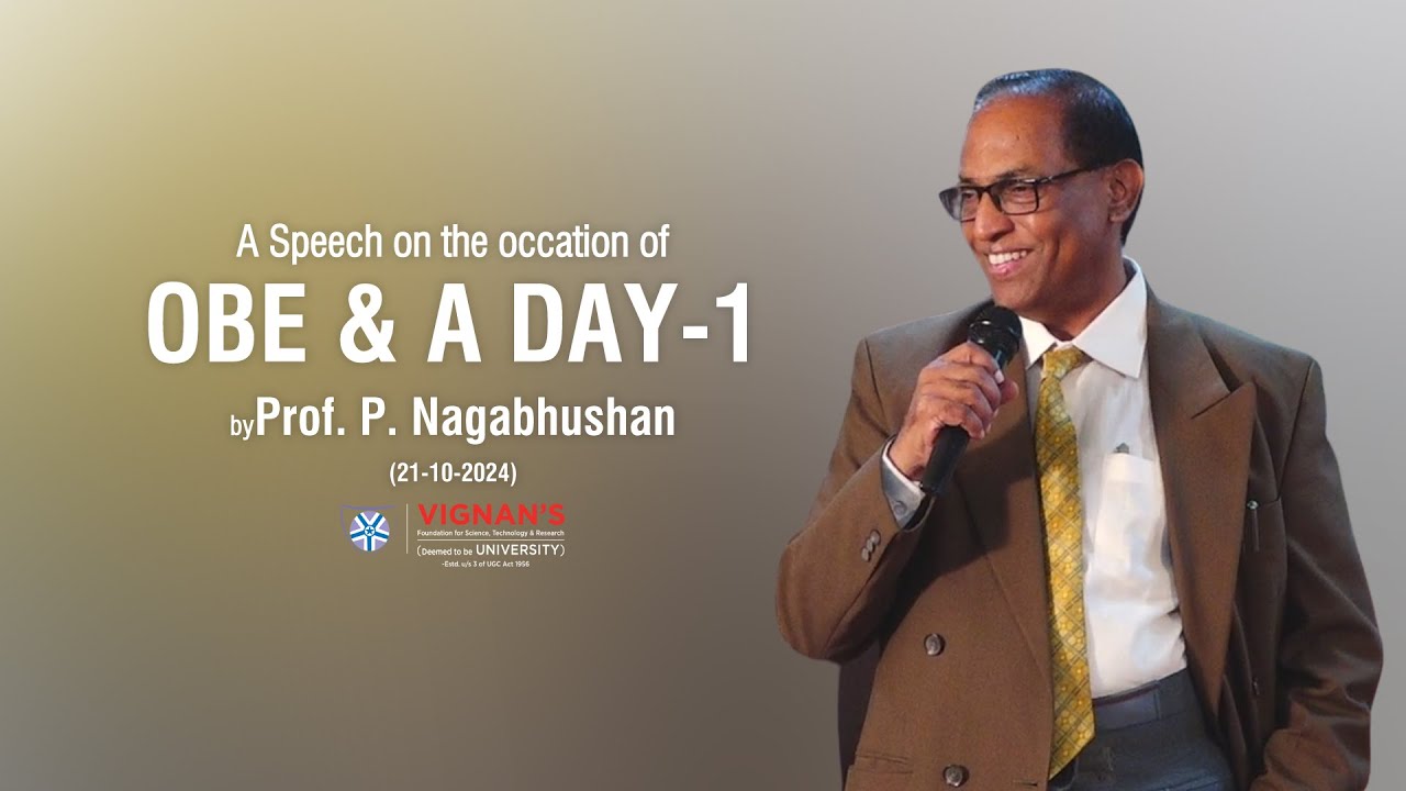 Outcome-Based Education & Accreditation | VC Prof. P. Nagabhushan Sir’s Vision