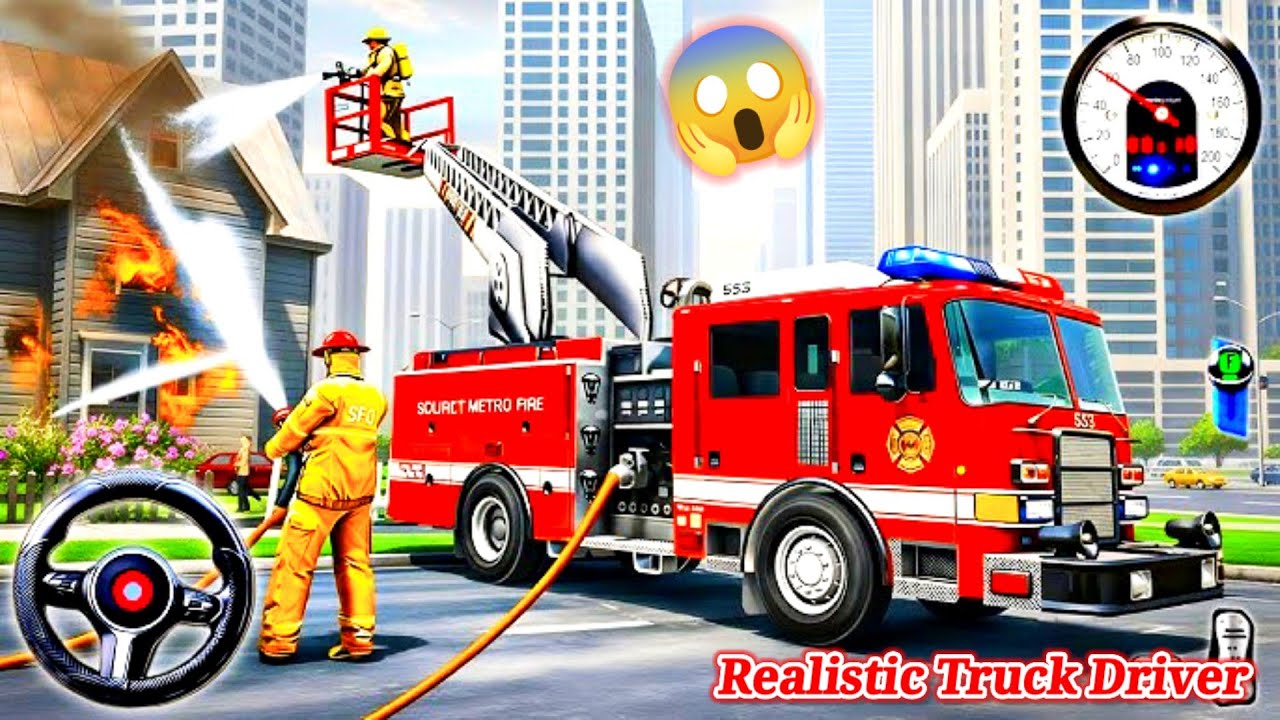 Realistic Firefighter 🔥 Simulator 2026 - 911 Emergency Rescue Simulator 3D | Android Gameplay 