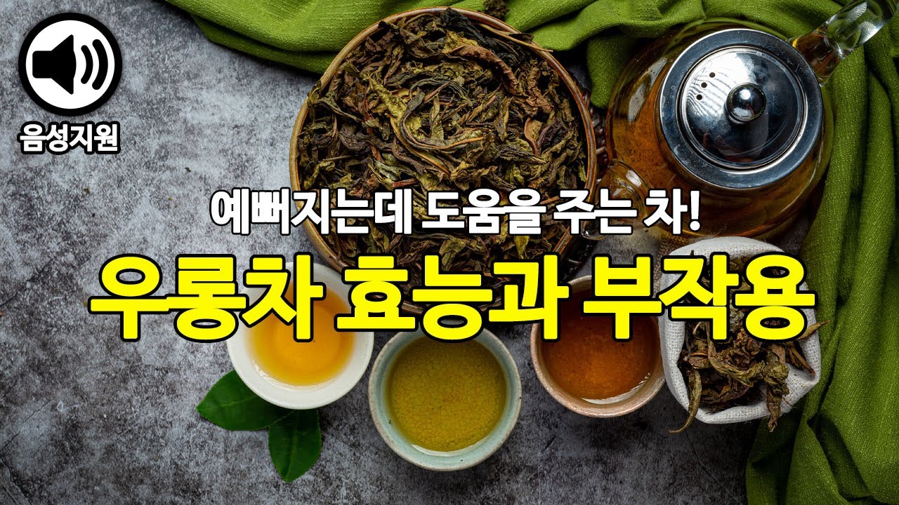 다이어트차로 좋은 우롱차 효능과 부작용 알고 마셔봐요