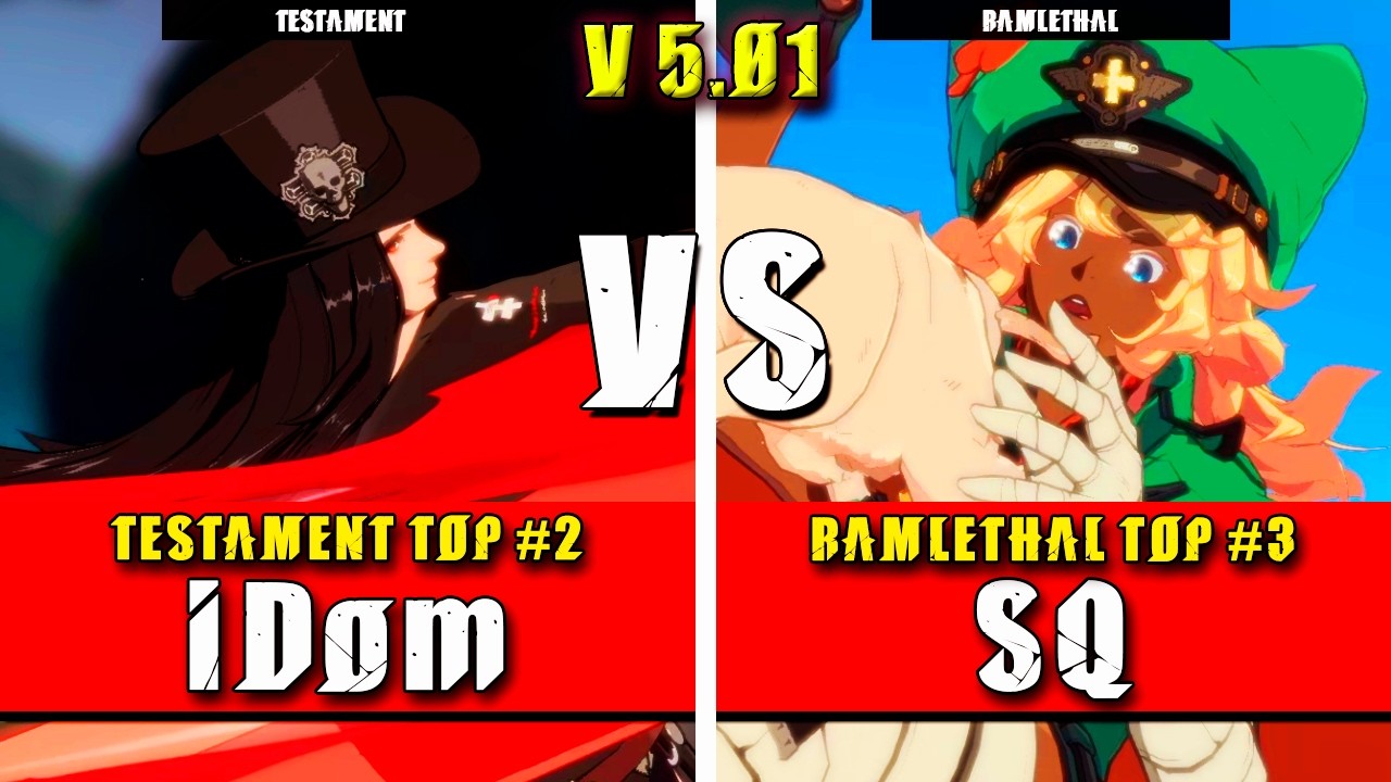 GGST | iDom (Testament) VS SQ (Ramlethal) | Guilty Gear Strive High level gameplay