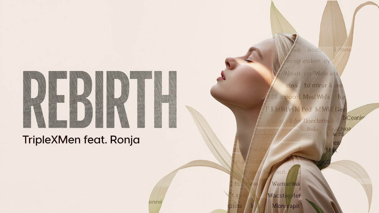 TripleXMen feat. Ronja - REBIRTH (Official Music Track & Lyrics) | EDM/Melodic Techno