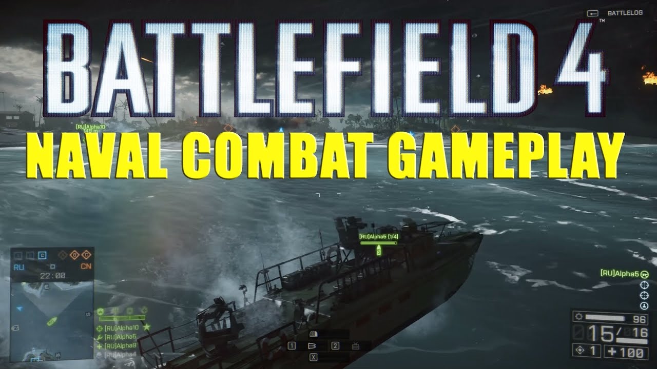 BATTLEFIELD 4 MULTIPLAYER NAVAL COMBAT GAMEPLAY (Paracel Storm Obliteration Mode - 10 Min. Gameplay)