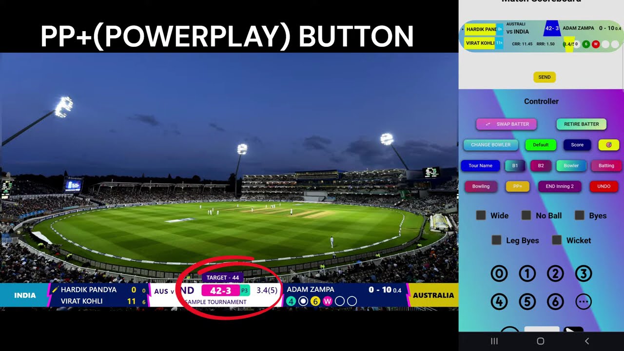 HOW TO USE SCOREBOARD IN PRISM LIVE STUDIO AND CONTROLLER BUTTONS INFO #prismlivestudio #cricket