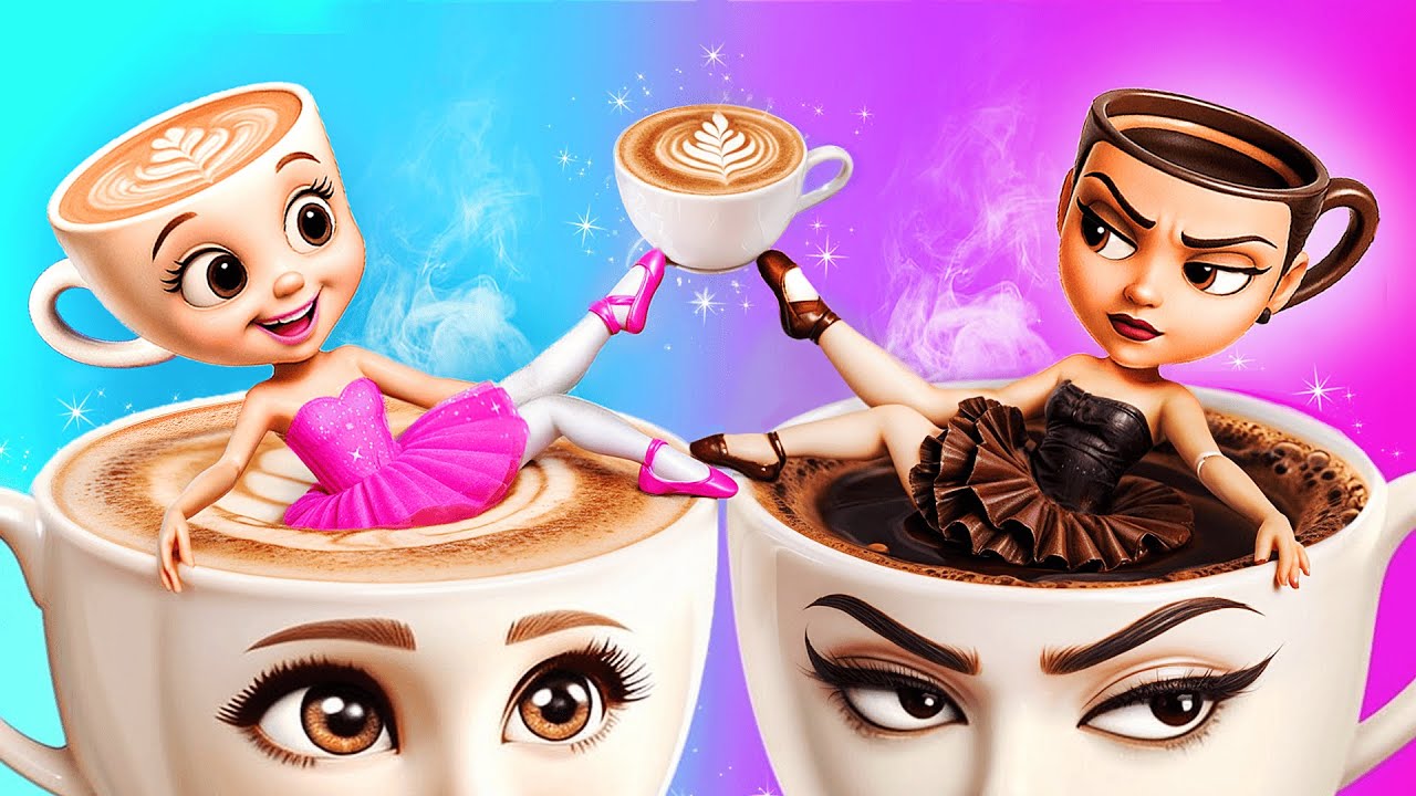 Balerina Cappuccino i Espressona Signora Dorastają! Włoski Brainrot dla LOL OMG