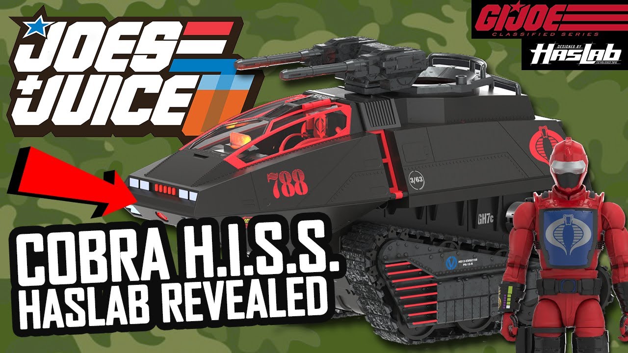 G.I. Joe Classified Series Cobra H.I.S.S. Haslab Revealed!  - Joes+Juice #5