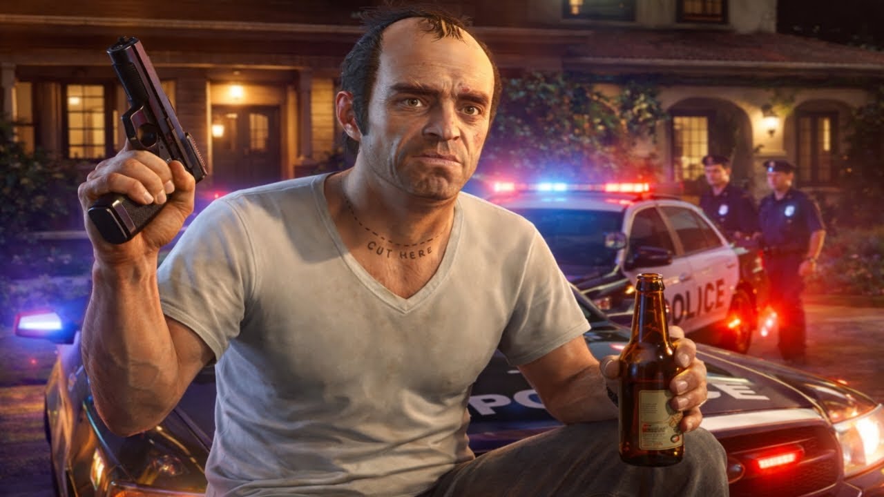 🔴WHEN TREVOR GETS DRUNK -POLICE CAN'T HANDLE HIM | GTA 5 LIVE /🤯🚔  #shortslive #gta5 #HURRAYGAMER