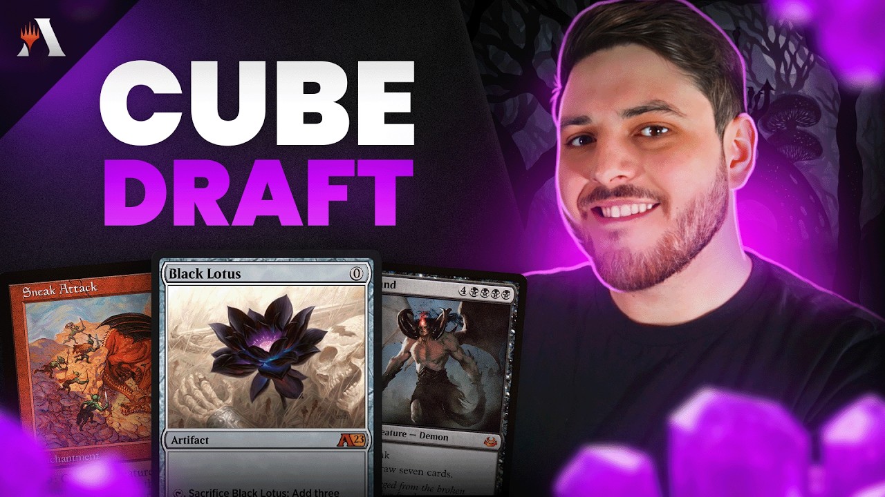 💰 SENHORAS E SENHORES, BLACK LOTUS! | Power Cube Draft (Magic Arena)