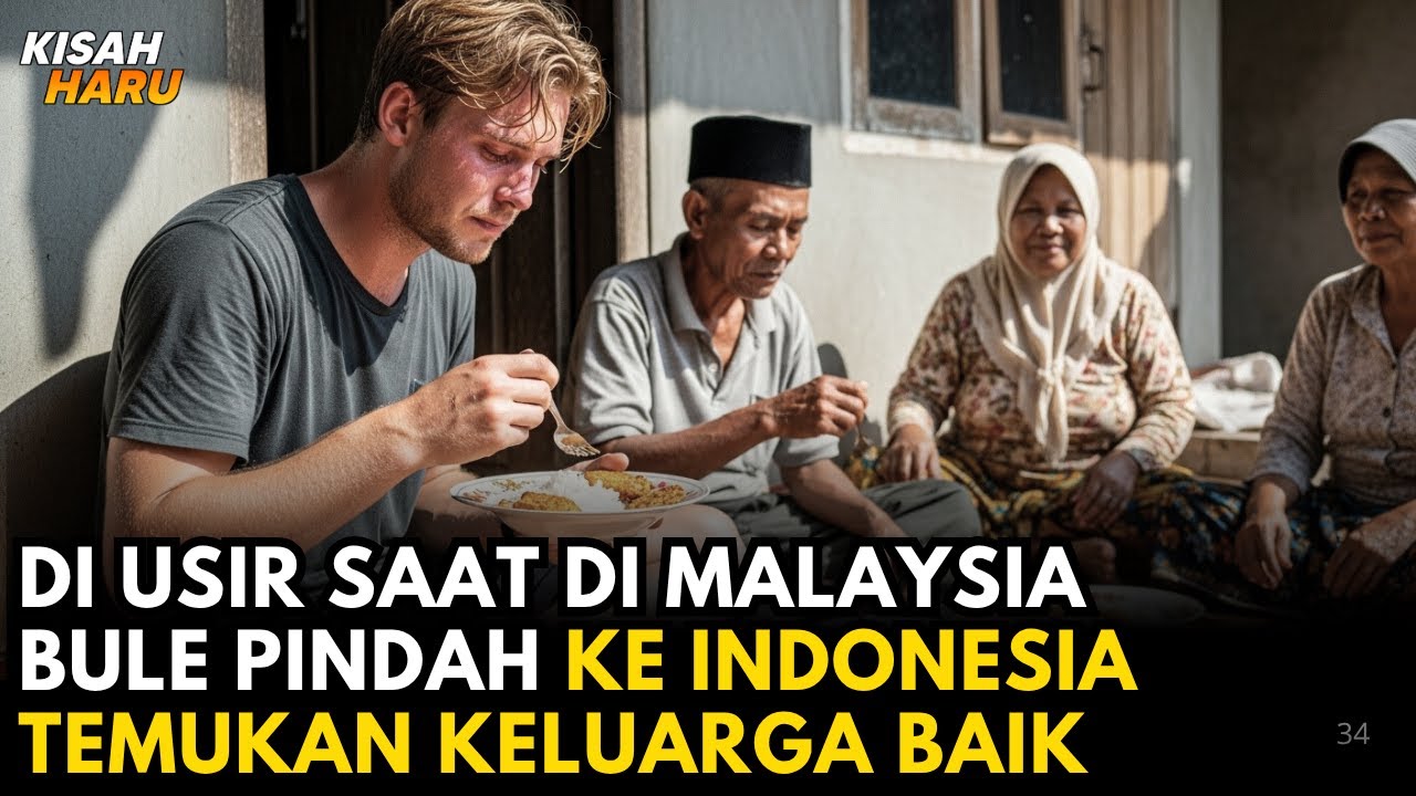 BULE DIUSIR SAAT BERLIBUR DI MALAYSIA, TAPI TEMUKAN KELUARGA BAIK DI INDONESIA