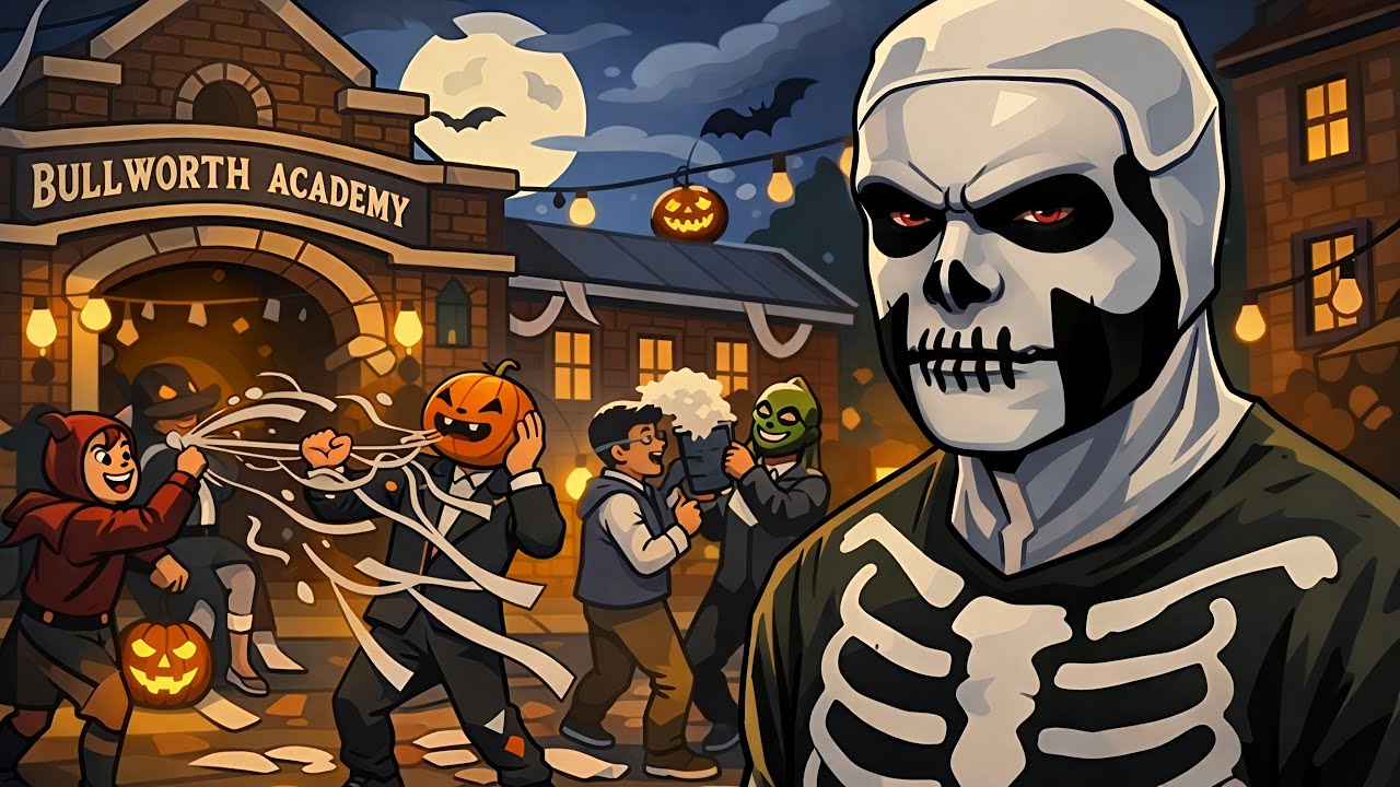 PLAYING PRANKS ON HALLOWEEN NIGHT IN BULLWORTH ACADEMY