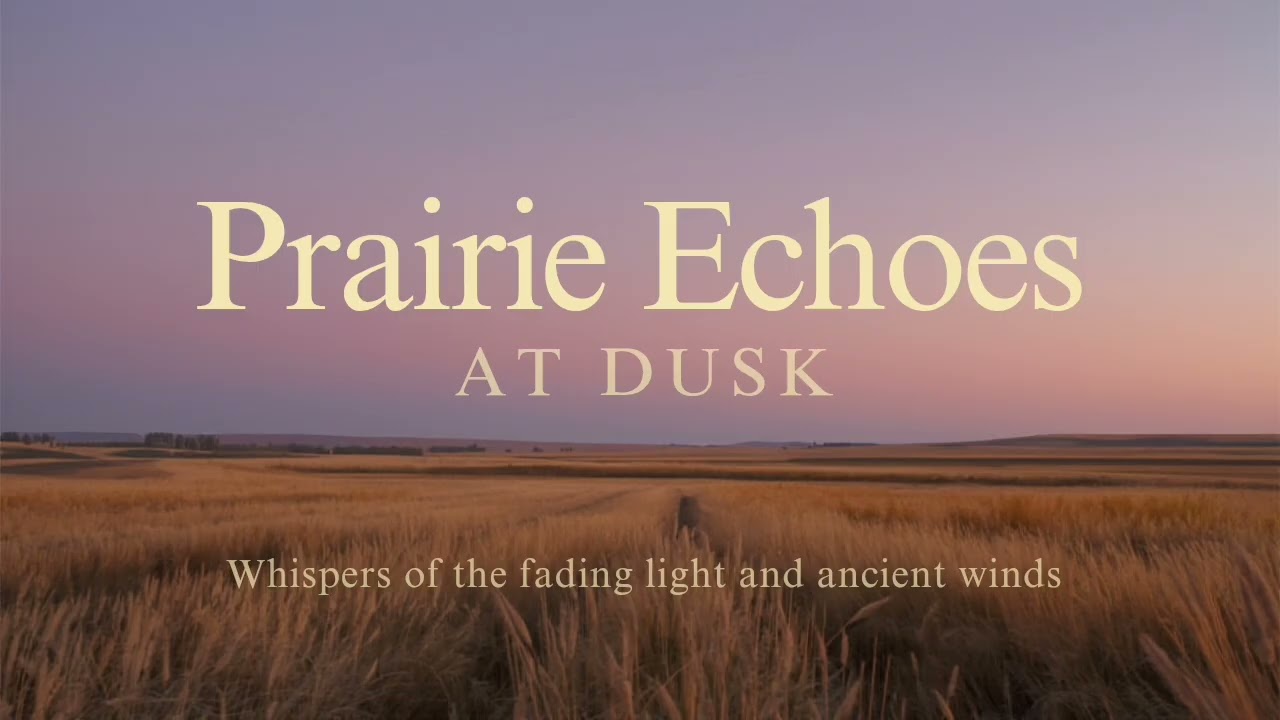 2 Hour Calm Country Ambient – Prairie Echoes at Dusk | Peaceful Rural Soundscape