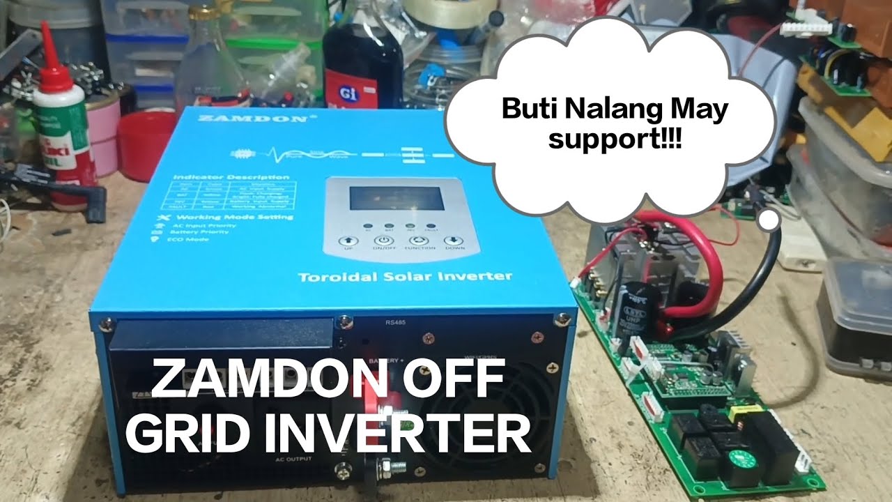 Buti Nalang May Support Zamdon Off Grid Inverter #share #repair #solarinverter #support