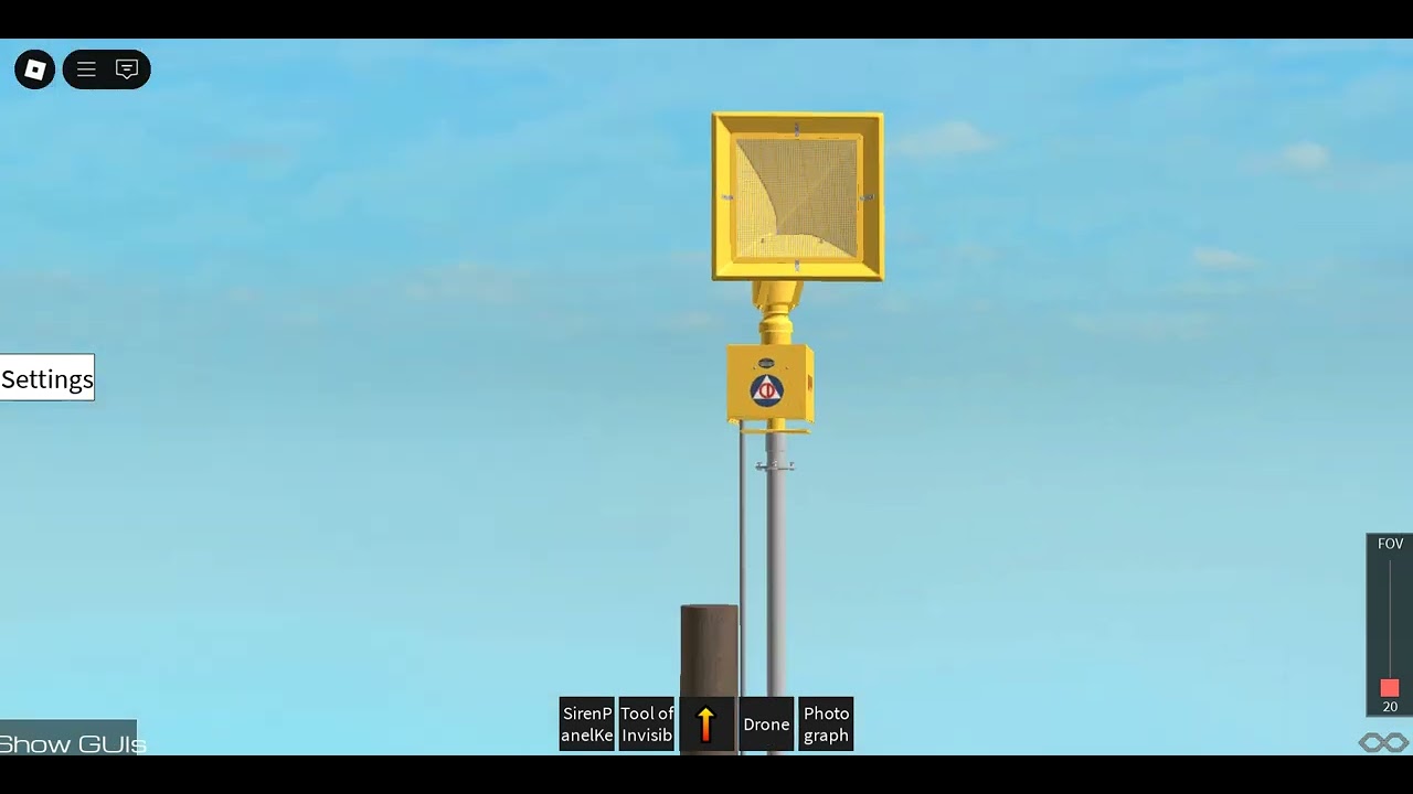 2001 130 and Thunderbolt 1000T tornado siren test alert and attack Roblox