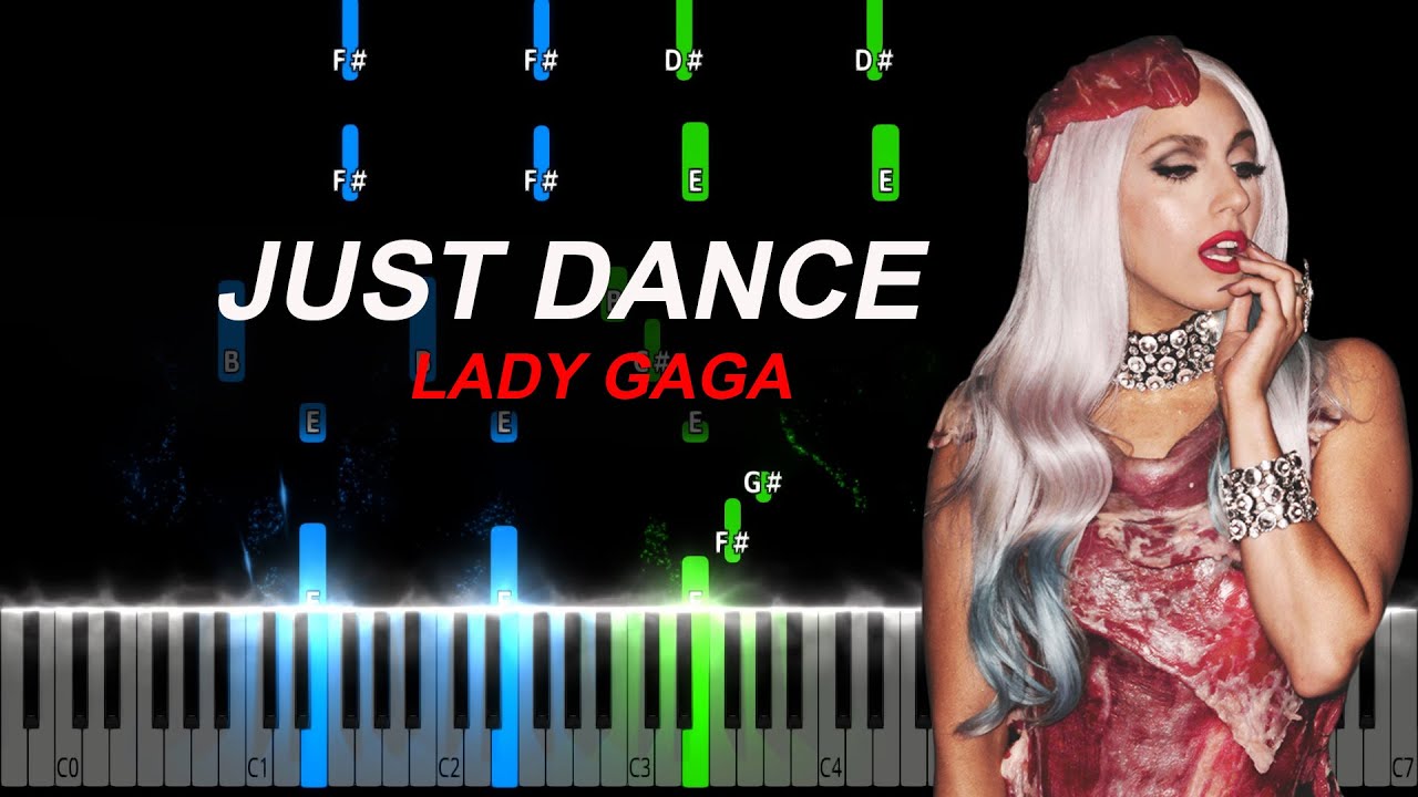 Lady Gaga - Just Dance Piano Tutorial