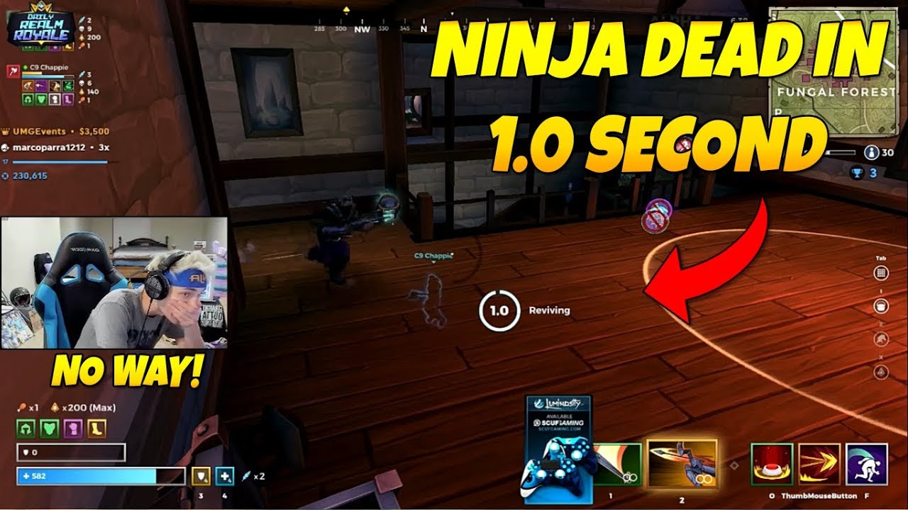 NINJA DEAD IN 1.0 SECOND - Realm Royale Funny Fails and WTF Moments! #2 (Daily Moments)
