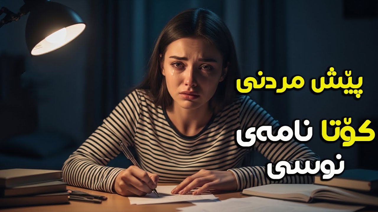 پێش مردنی کۆتا نامەی نوسی