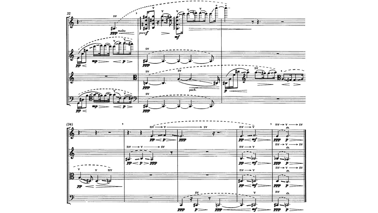 [Chou Wen-chung] String Quartet No.2 
