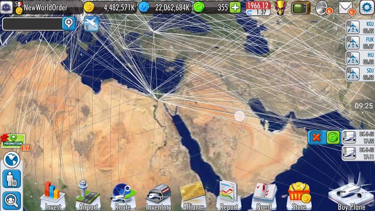 Air Tycoon Online 2 Road to Top x2 Route Creation