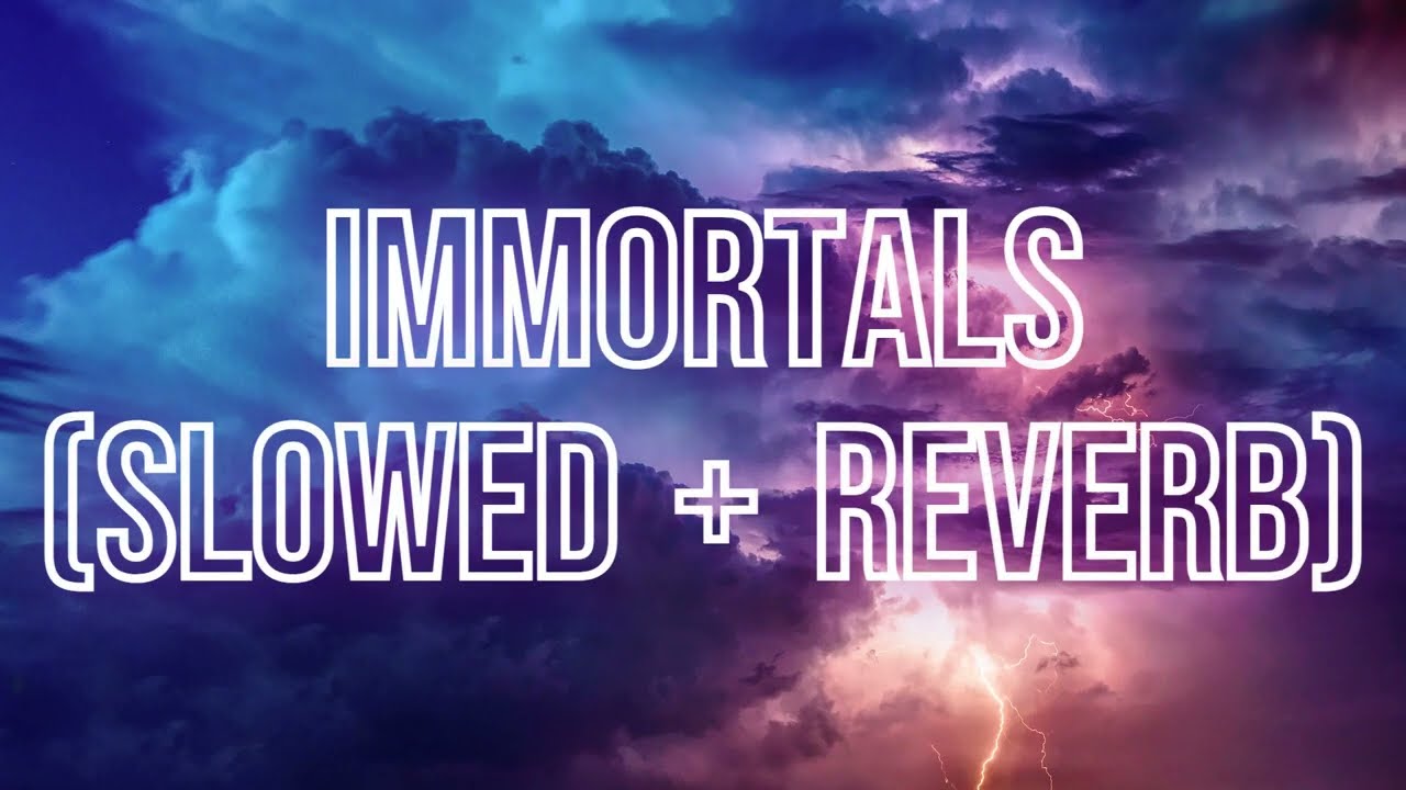 Immortals - Fallout Boy (slowed + reverb / tiktok remix) with lyrics