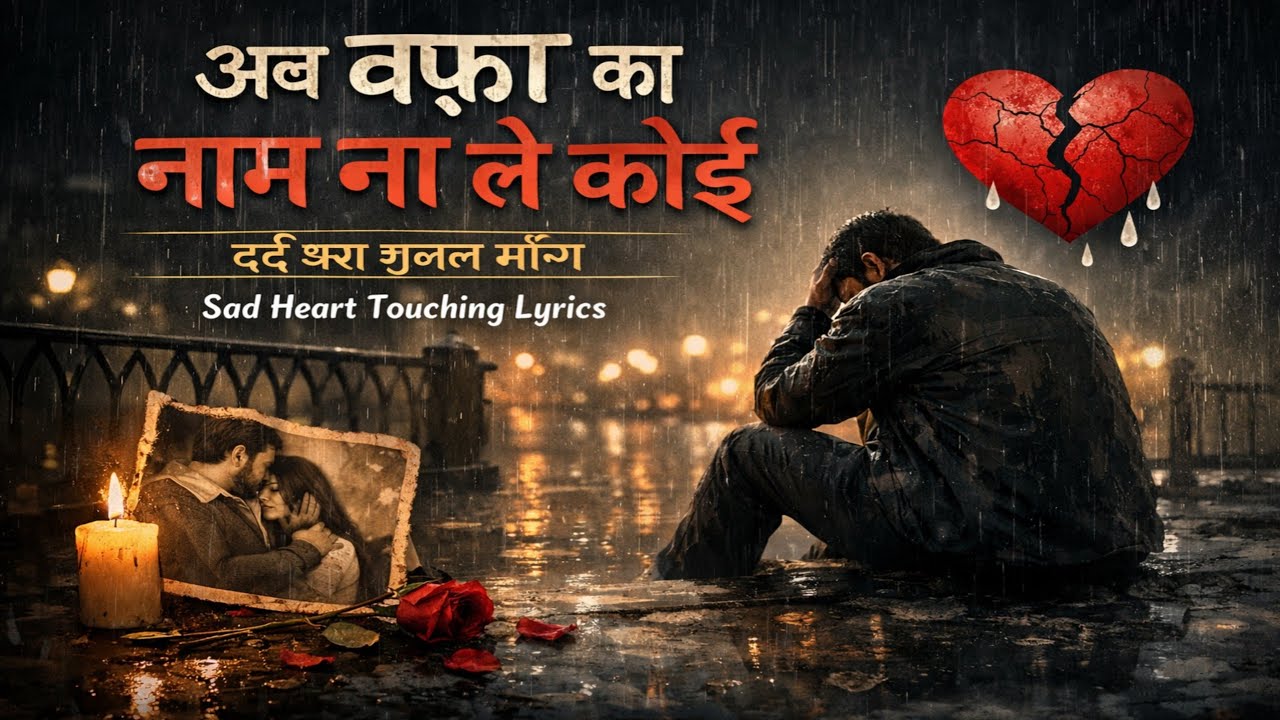 अब वफ़ा का नाम ना ले कोई | दर्द भरा ग़ज़ल सॉन्ग | Sad Heart Touching Lyrics