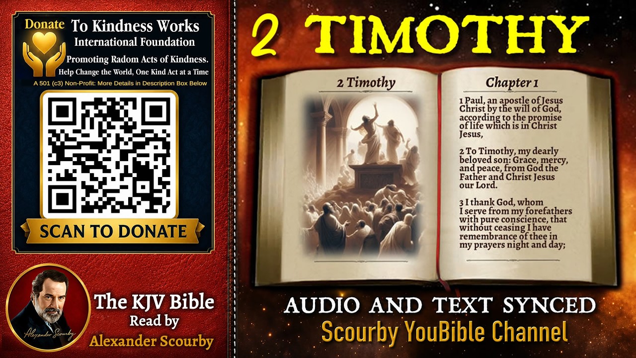 55 | Book of 2 Timothy | Read by  Alexander Scourby |The GREATEST VOICE Ever Recorded!