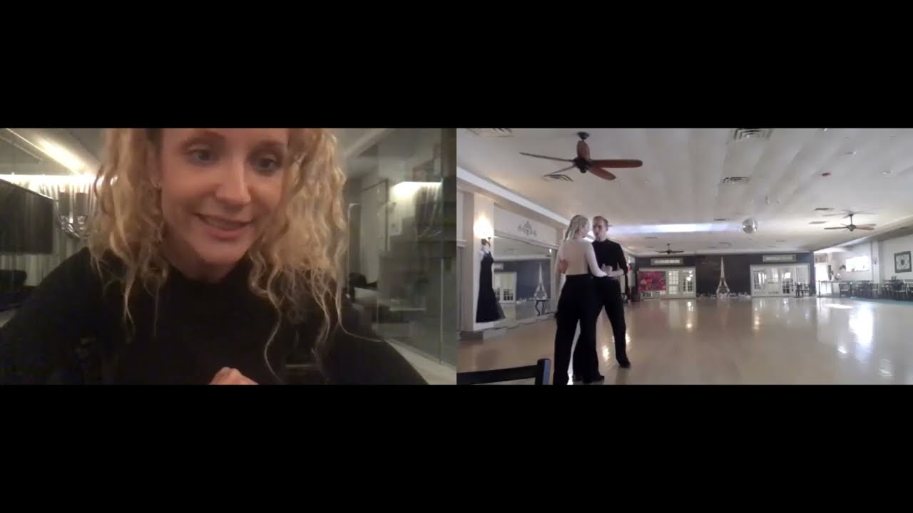 Tango telespin in standard style. Technique and mistakes. Online lessons with Edyta Gozzoli.