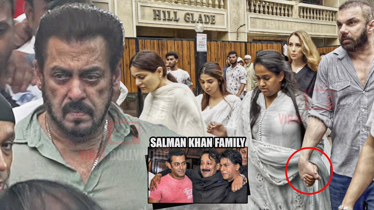 Salman Khan and Family arrives at Baba Siddique House | Arpita, Sohail, Lulia, Alvira, Sshura