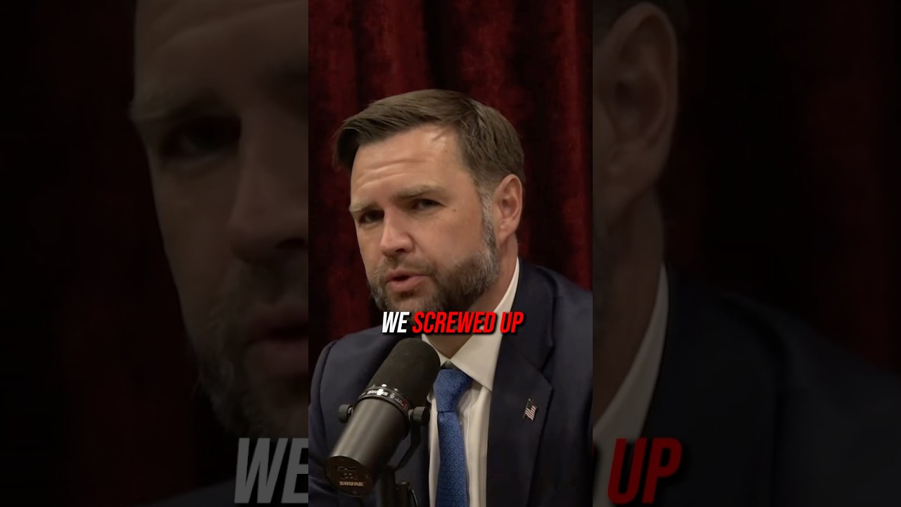 JD Vance Admitted It 🤯 #joerogan #epsteinfiles #podcast #clip