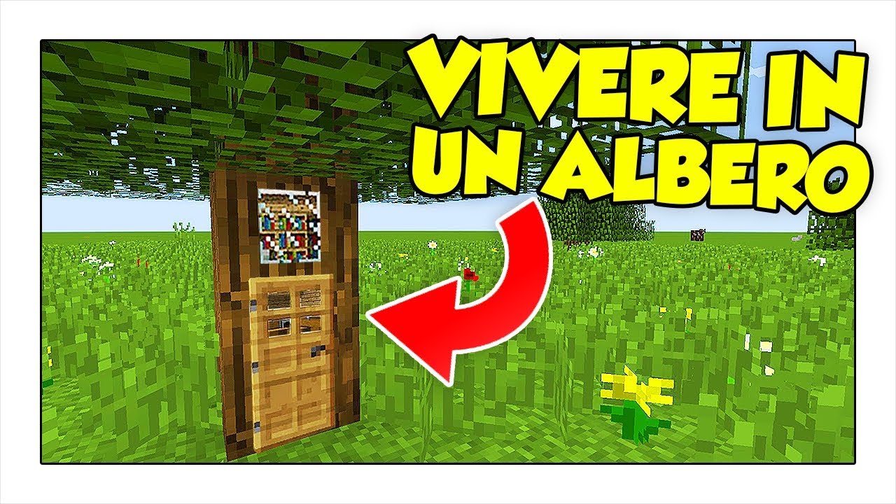 COME VIVERE DENTRO UN ALBERO! - Minecraft ITA
