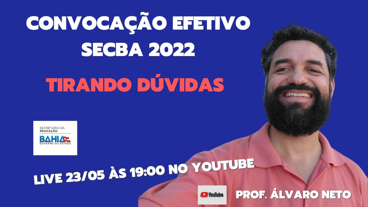 Convocação SECBA - tirando dúvidas
