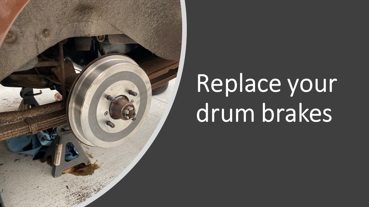 Rear drum brake job on a 1978 MGB.