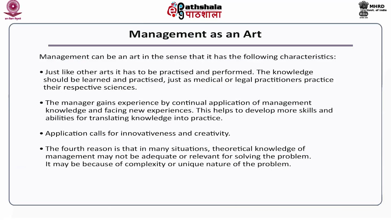 Concept of Management