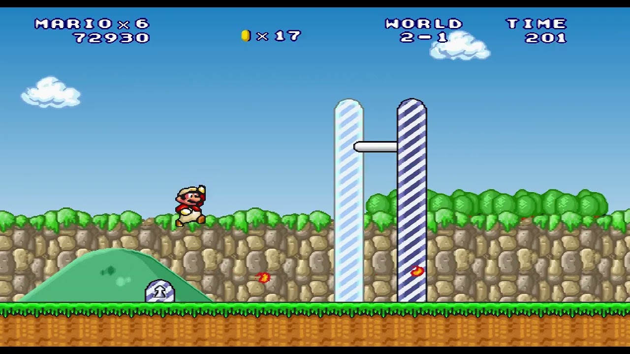 Видео прохождения игрового мира 1-3 в Mario Forever Sensitive Journey.