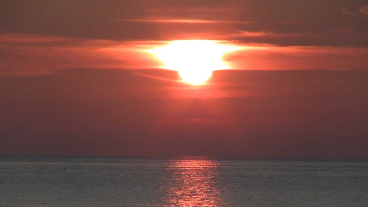 Sunrise over Lake Michigan