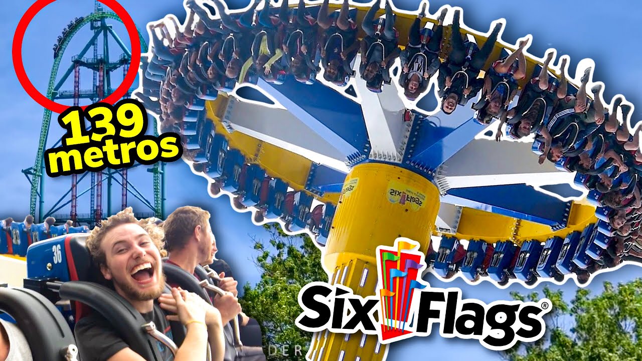 Fui no MAIOR pêndulo do MUNDO! SIX FLAGS NYC | Igor Saringer